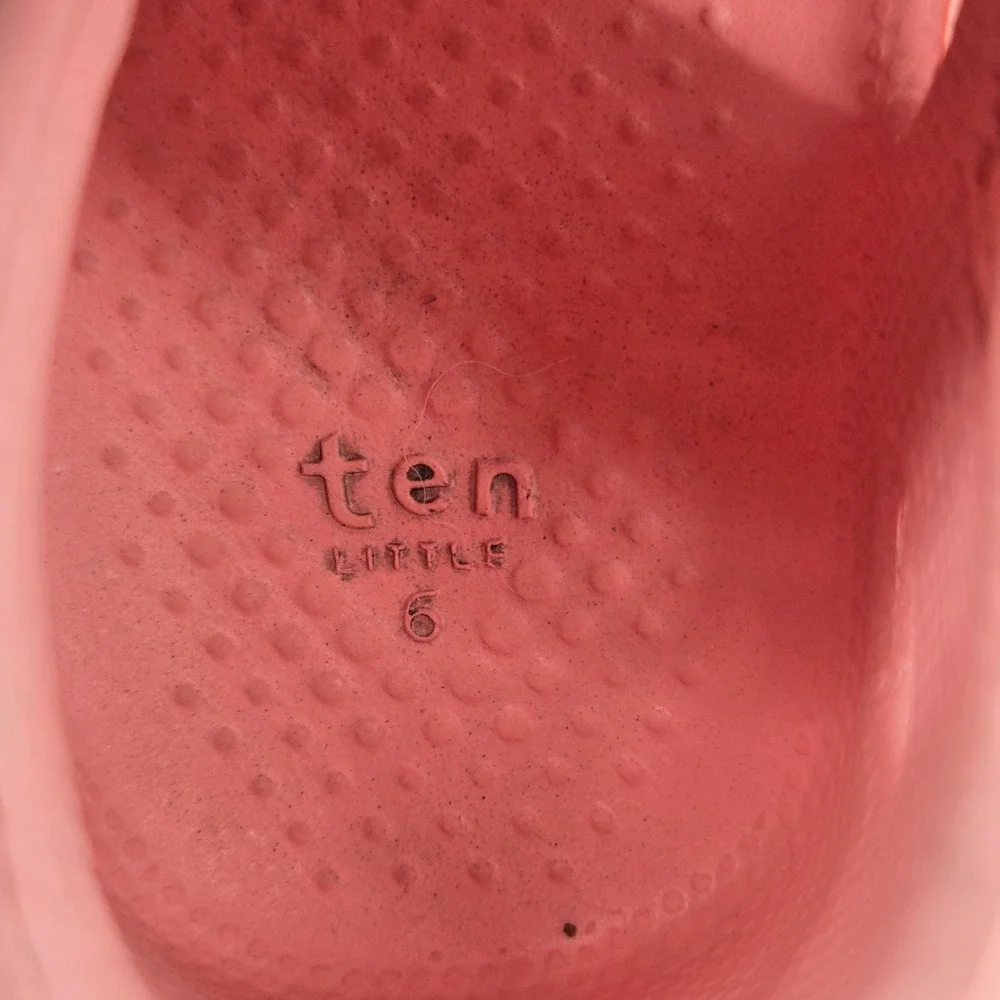 Ten Little Toddler Splash Sandals Desert Pink EVA Water Shoes Size 6 Beach Pool